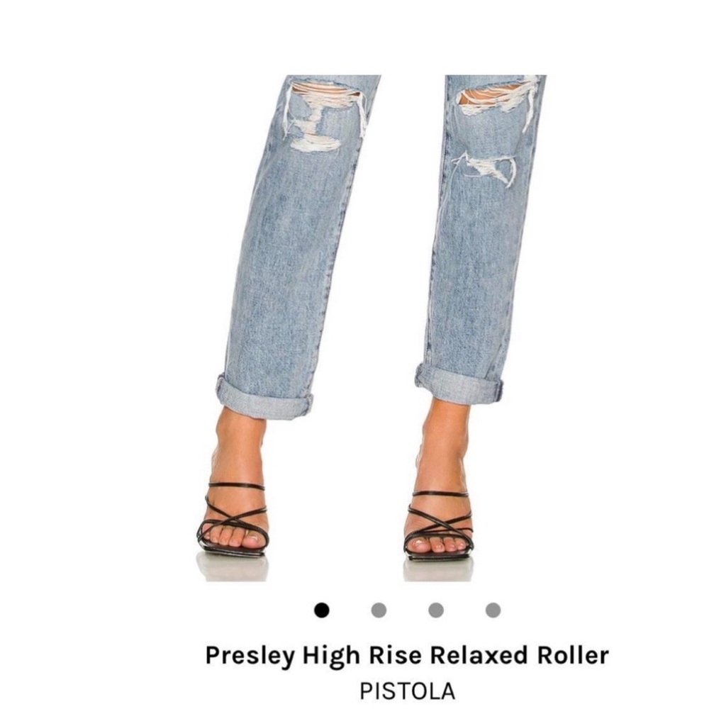 Pistola Women's High Rise Relaxed Roller Jeans
